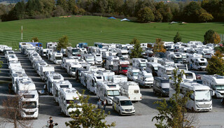 Emplacements pour camping-cars au Suisse Caravan Salon